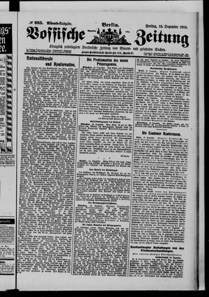Vossische Zeitung vom 13.12.1912