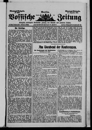 Vossische Zeitung vom 16.12.1912