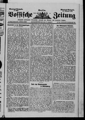 Vossische Zeitung vom 23.12.1912