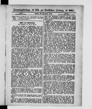 Vossische Zeitung vom 29.12.1912
