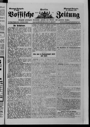 Vossische Zeitung vom 30.12.1912