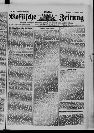 Vossische Zeitung vom 17.01.1913