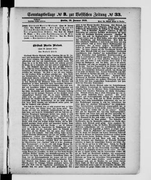 Vossische Zeitung vom 19.01.1913