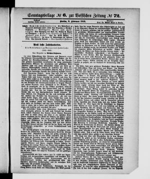 Vossische Zeitung vom 09.02.1913
