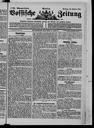 Vossische Zeitung vom 23.02.1913