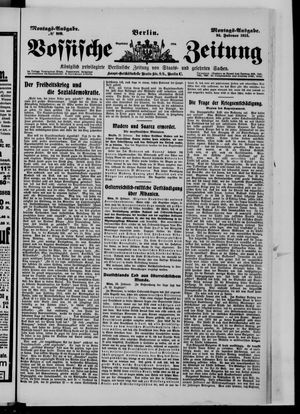 Vossische Zeitung on Feb 24, 1913