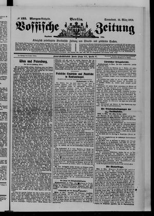 Vossische Zeitung vom 15.03.1913