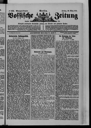 Vossische Zeitung vom 28.03.1913