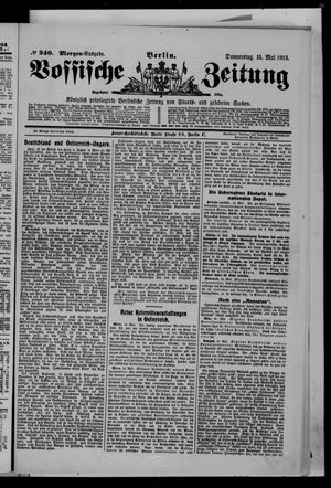 Vossische Zeitung vom 15.05.1913