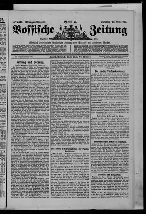 Vossische Zeitung vom 20.05.1913