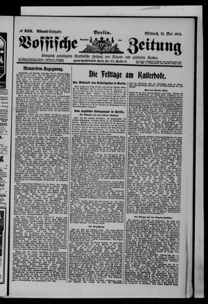 Vossische Zeitung vom 21.05.1913