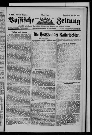 Vossische Zeitung vom 24.05.1913