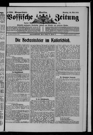 Vossische Zeitung vom 25.05.1913