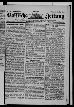 Vossische Zeitung vom 31.05.1913