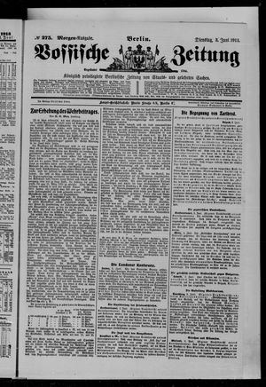 Vossische Zeitung vom 03.06.1913
