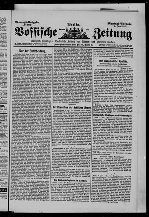 Vossische Zeitung vom 09.06.1913