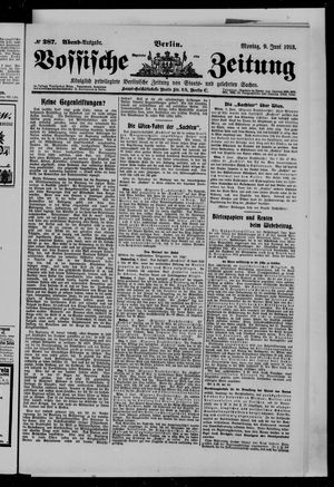 Vossische Zeitung vom 09.06.1913