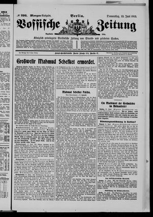 Vossische Zeitung vom 12.06.1913