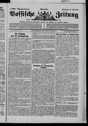 Vossische Zeitung vom 14.06.1913