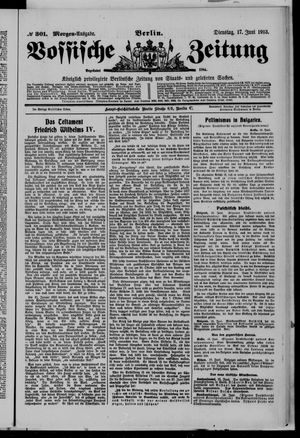 Vossische Zeitung vom 17.06.1913