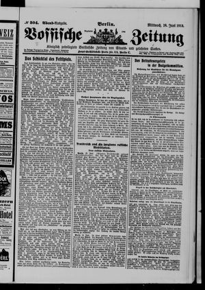 Vossische Zeitung vom 18.06.1913