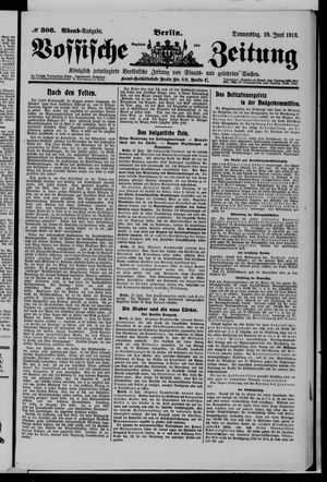 Vossische Zeitung on Jun 19, 1913