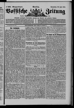 Vossische Zeitung vom 28.06.1913