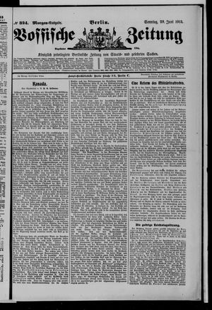 Vossische Zeitung vom 29.06.1913