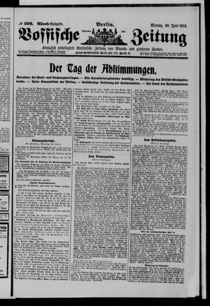 Vossische Zeitung vom 30.06.1913