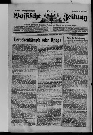 Vossische Zeitung vom 01.07.1913