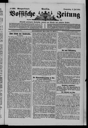Vossische Zeitung vom 03.07.1913