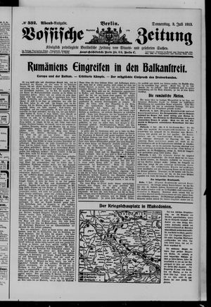 Vossische Zeitung vom 03.07.1913