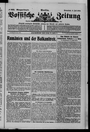 Vossische Zeitung vom 05.07.1913