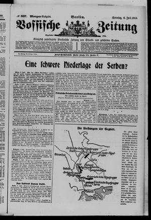 Vossische Zeitung vom 06.07.1913