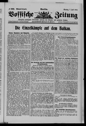 Vossische Zeitung vom 07.07.1913