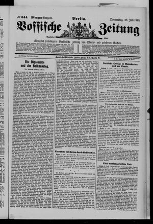 Vossische Zeitung vom 10.07.1913