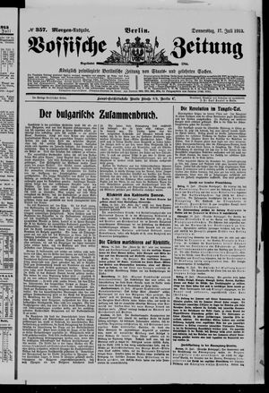 Vossische Zeitung vom 17.07.1913