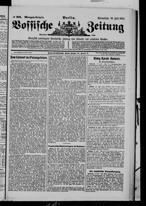 Vossische Zeitung vom 19.07.1913
