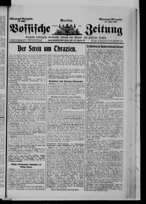 Vossische Zeitung vom 21.07.1913