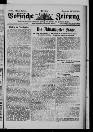 Vossische Zeitung vom 24.07.1913