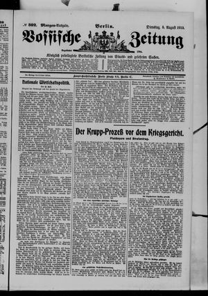 Vossische Zeitung vom 05.08.1913