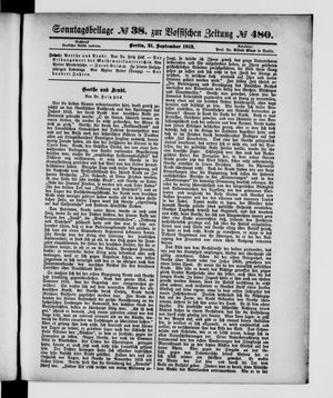 Vossische Zeitung vom 21.09.1913