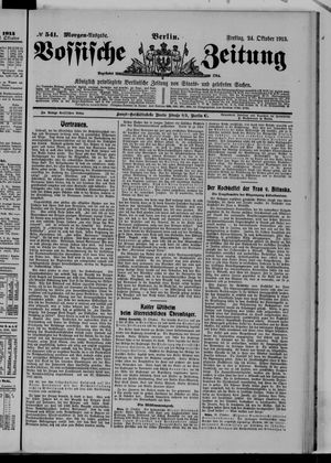 Vossische Zeitung vom 24.10.1913