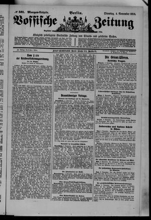Vossische Zeitung vom 04.11.1913