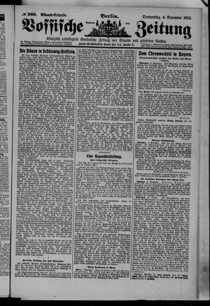 Vossische Zeitung vom 06.11.1913