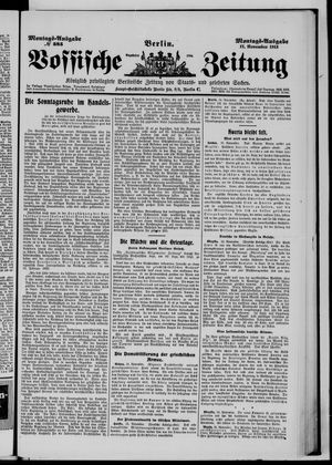 Vossische Zeitung vom 17.11.1913