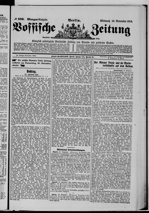 Vossische Zeitung vom 19.11.1913