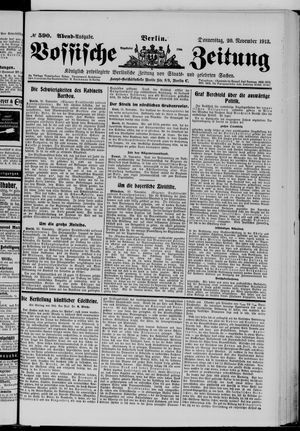 Vossische Zeitung vom 20.11.1913