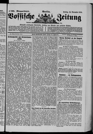 Vossische Zeitung vom 21.11.1913