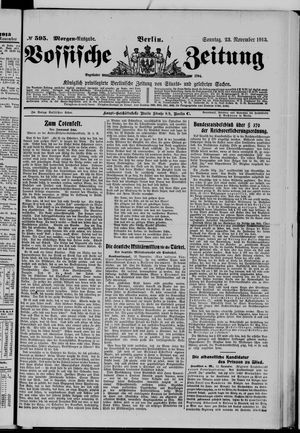 Vossische Zeitung vom 23.11.1913
